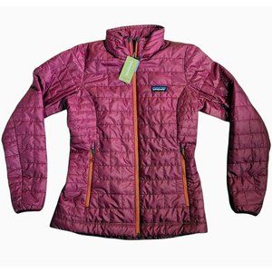 PATAGONIA Nano Puff Jacket Full Zip Roamer Red Women's Size XS